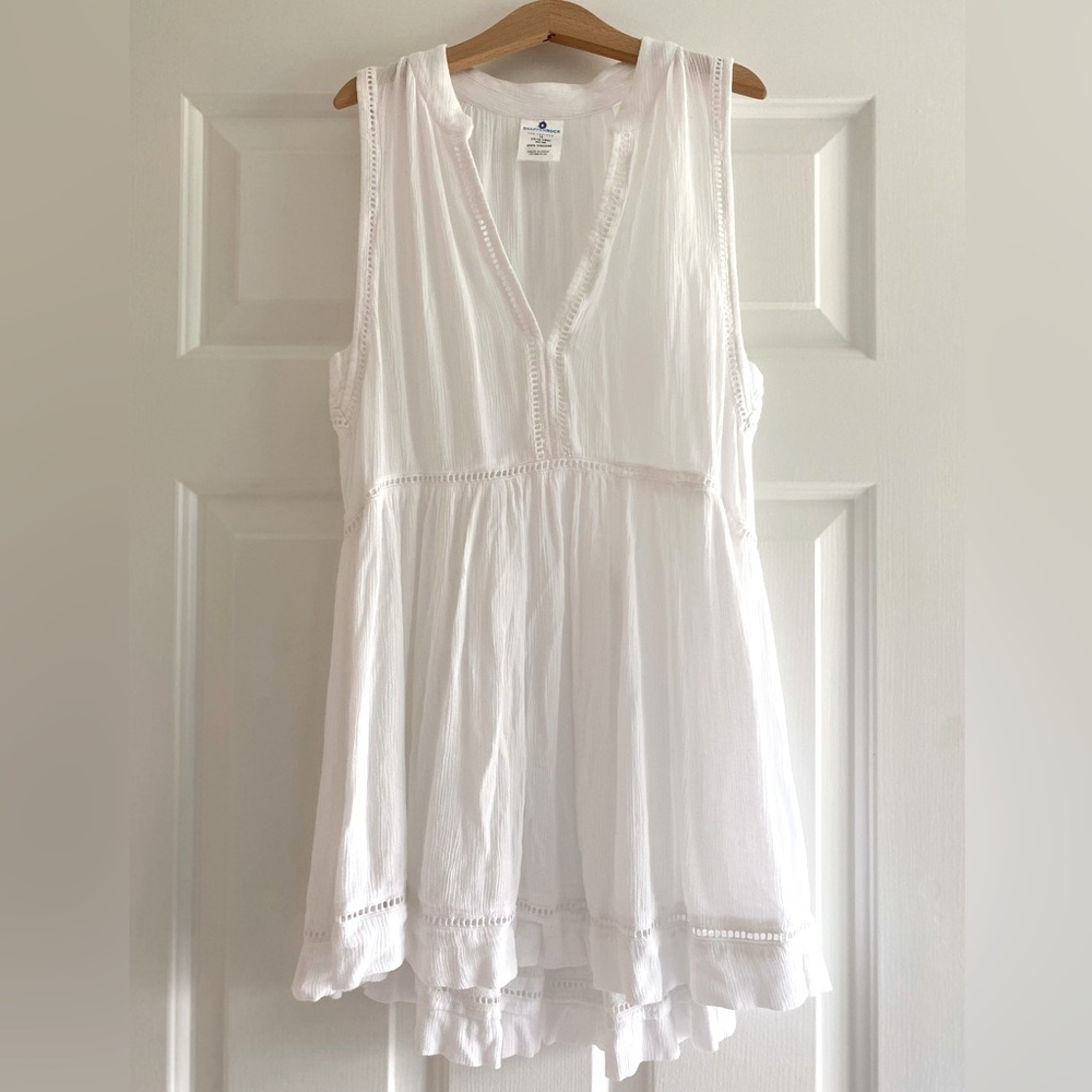 Snapper Rock White Girls' Lightweight Swim Coverup